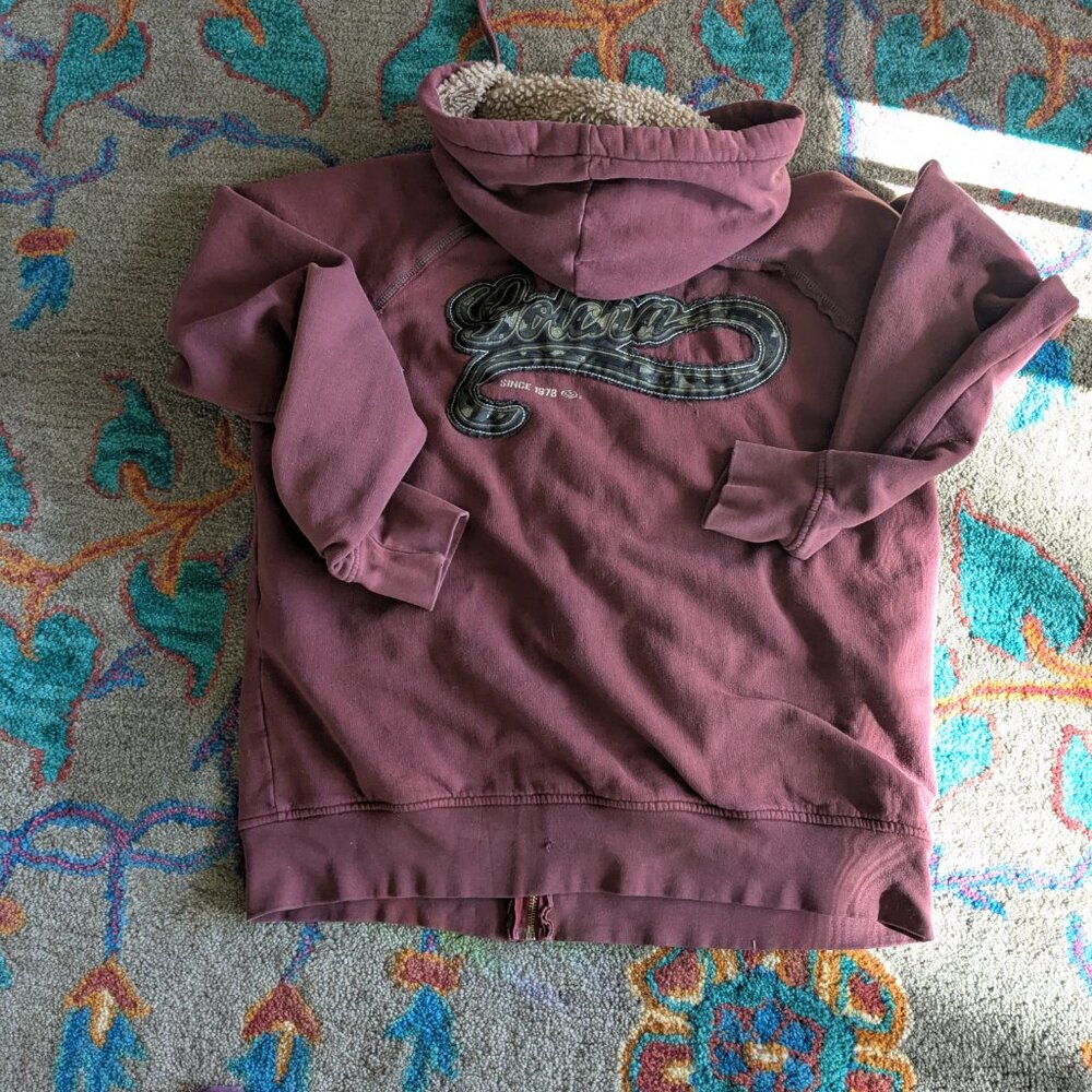 Vintage Gotcha Zip up sweatshirt LARGE